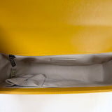 CHANEL MEDIUM BOY BAG IN YELLOW QUILTED LAMBSKIN & RUTHENIUM HW