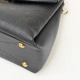 LOUIS VUITTON GEORGES MM IN BLK EMPREINTE LEA & GHW