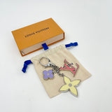 LOUIS VUITTON FLEUR D’EPI KEY CHAIN/ BAG CHARM