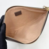 GUCCI OPHODIA GG SUPREME ZIP POUCH/ CLUTCH