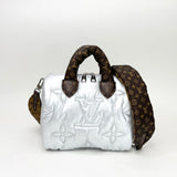 LIMITED EDITION SPEEDY 25 BANDOULIERE IN SILVER METALLIC PILLOW ECONYL & SHW