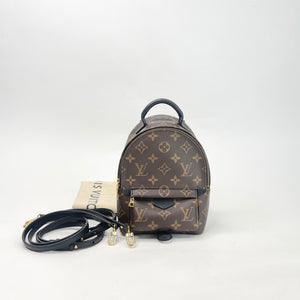 LOUIS VUITTON PALM SPRINGS MINI BACKPACK MONOGRAM *NEW ZIPPER VERSION*