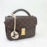 LOUIS VUITTON MONOGRAM POCHETTE METIS W BRAIDED HANDLE