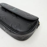 LOUIS VUITTON IVY WALLET ON CHAIN IN BLK EMPREINTE LEA & GHW