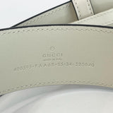 GUCCI MARMONT WIDE OFF WHITE BELT