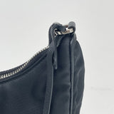 PRADA RE EDITION 2005 CROSSBODY IN BLK NYLON & SHW