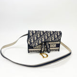 CHRISTIAN DIOR OBLIQUE SLIM SADDLE POUCH/CROSSBODY