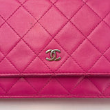 CHANEL CLASSIC WOC IN HOT PINK LAMBSKIN LEA & GHW - BLuxe Boutique