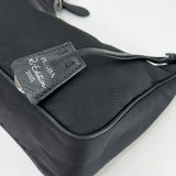 PRADA RE EDITION 2005 SHOULDER BAG IN BLK NYLON & SHW