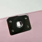 CHANEL BOY IN LIGHT PINK & IRIDESCENT METALLIC CHEVRON CALFSKIN LEA & SHW - BLuxe Boutique