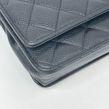 CHANEL CLASSIC WOC IN BLK CAVIAR LEA & GHW