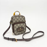 GUCCI NEO GG SUPREME CANVAS TOP HANDLE CROSSBODY