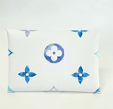LOUIS VUITTON 2023 RESORT COLLECTION LARGE BLUE KIRIGAMI POUCH/ CLUTCH