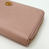 GUCCI MARMONT PINK POUDRE LEA ZIPPY WALLET