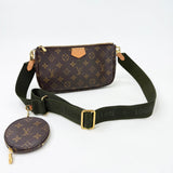 LOUIS VUITTON MULTI POCHETTE ACCESSORIES W KHAKI STRAP