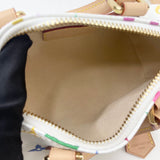 LOUIS VUITTON x TAKASHI MURAKAMI NANO SPEEDY WHT MULTICOL