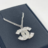 CHANEL CRYSTAL CC PENDANT NECKLACE