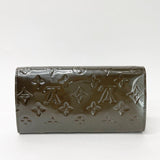 LOUIS VUITTON SARAH DK GREEN VERNIS LEATHER WALLET