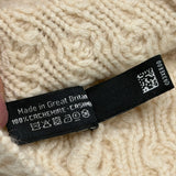 CHANEL BEIGE KNITED CASHMERE BEANIE