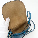 LOEWE MINI GATE IN BLUE LEA & GHW CROSSBODY 