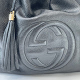 GUCCI SOHO BLK LEA LRG HOBO