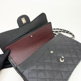 CHANEL LARGE CLASSIC DOUBLE FLAP IN BLK CAVIAR LEA & SHW - BLuxe Boutique