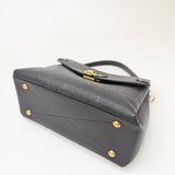 LOUIS VUITTON GEORGES MM IN BLK EMPREINTE LEA & GHW