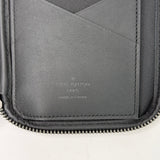 LOUIS VUITTON DOUBLE ZIP PHONE POUCH CROSSBODY IN ECLIPSE MONO - BLuxe Boutique