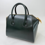 GIVENCHY SMALL ANTIGONA IN DARK GREEN SMOOTH LEATHER & GHW
