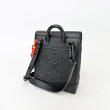 LIMITED EDITION LOUIS VUITTON NANO STEAMER IN BLK EMBOSSED LEA