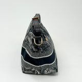 CHRISTIAN DIOR DIORTRAVEL NOMAD POUCH IN BLUE TOILE DE JOUY REVERSE TECHNICAL FABRIC