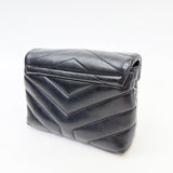 SAINT LAURENT TOY LOULOU IN BLK LEATHER & BHW - BLuxe Boutique