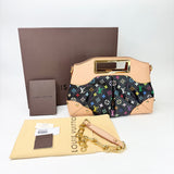 LOUIS VUITTON X TAKASHI MURAKAMI JUDY MM MULTI COL BLK MONOGRAM SHOULDER BAG