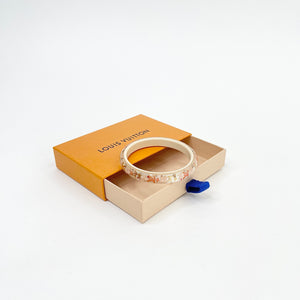 LOUIS VUITTON INCLUSION NARROW CRM & GOLD BANGLE