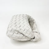 BOTTEGA VENETA MINI JODIE IN WHT INTRECCIATO LEA