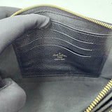 LOUIS VUITTON DOUBLE ZIP POCHETTE CROSSBODY IN BLK EMPREINTE LEA