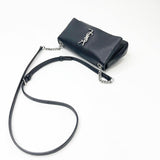 SAINT LAURENT WEST HOLLYWOOD TOY BLK GRAINED LEATHER CROSSBODY