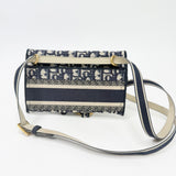 CHRISTIAN DIOR OBLIQUE SLIM SADDLE POUCH/CROSSBODY