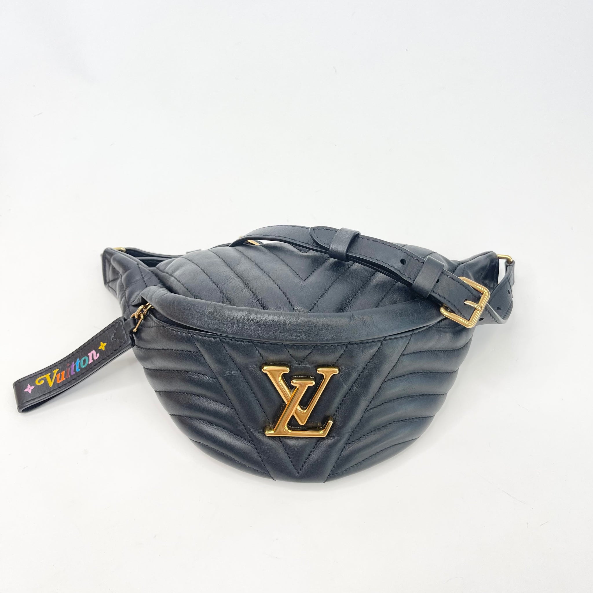 LOUIS VUITTON NEW WAVE BLK LEA BUM BAG BLuxe Boutique