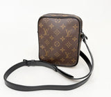 LOUIS VUITTON CHRISTOPHER WEARABLE WALLET IN MACASSAR MONO & MATTE BHW