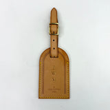 LOUIS VUITTON VACHETTA LEATHER LUGGAGE TAG GHW