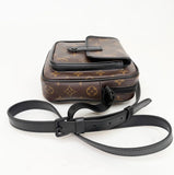 LOUIS VUITTON CHRISTOPHER WEARABLE WALLET IN MACASSAR MONO & MATTE BHW