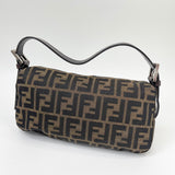 FENDI FF ZUCCA BAGUETTE SHOULDER BAG