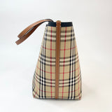 BURBERRY LRG BRIAR CHECK LONDON TOTE + ZIP POUCH