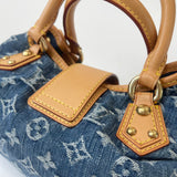 LOUIS VUITTON MONOGRAM DENIM MINI PLEATY BAG