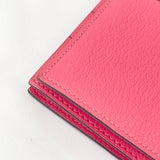 HERMES BEARN WALLET IN ROSE LIPSTICK CHEVRE MYSORE & PALLADIUM HW
