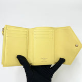 LIMITED EDITION LOUIS VUITTON WALLET IN YELLOW MONO EMPREINTE LEA