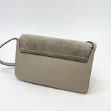 CHLOE FAYE MOTT GREY LEATHER CROSSBODY BAG