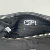 PRADA RE EDITION 2005 CROSSBODY IN BLK NYLON & SHW