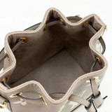LOUIS VUITTON NANO NOE CROSSBODY IN CRM EMPREINTE LEA